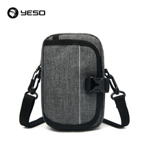 Повседневные Наплечные сумки YESO для мужчин, Удобные сумки через плечо из искусственной кожи, мужская дорожная деловая сумка-мессенджер 2024 - купить недорого