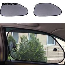 Vehemo 2Pcs 65*38CM Car Window Sunshade Curtain Side Rear Window Mesh Car Cover Visor Shield Car Window Foils Solar Protection 2024 - buy cheap