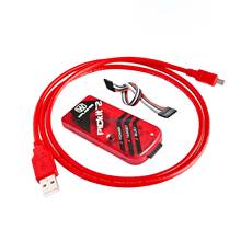 PICKIT2 PIC Kit2 симулятор PICKit 2 программатор Emluator красного цвета с USB-кабелем Dupond Wire 2024 - купить недорого
