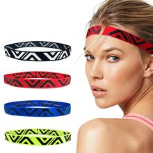 Women Men Yoga Hair Bands Breathable Sports Headband Sweat-absorption Anti-slip Elastic Rubber Sweatband Yoga Biking 2024 - buy cheap