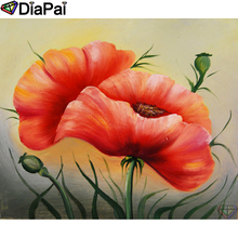 Pintura de diamante DIAPAI 5D DIY 100% cuadrado completo/taladro redondo "paisaje de flores" bordado de diamantes punto de cruz 3D decoración A23678 2024 - compra barato