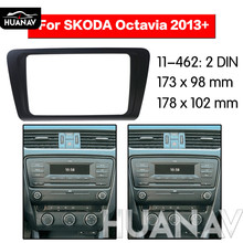 HUANAV Car Radio stereo Fitting installation adapter fascia For 2013+ SKODA OCTAVIA multimedia Radio frame Audio Fascias 2024 - buy cheap