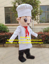 Cook Chef Kitchener Baker Mascot Costume Adult Cartoon Character Outfit Suit Campaign Propaganda Allen Lovely zz4906 2024 - buy cheap
