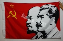 Lenin Stalin Soviet red army's Flag hot sell goods 3X5FT 150X90CM Banner brass metal holes 2024 - buy cheap