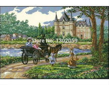 Available Lady Of The Castle Needlework Embroidery Package Cross Stitch Kit Factory Sale 2024 - buy cheap