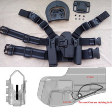 Compact Type Tactical Airsoft Drop Leg Right handed holster Set Panel Mag Flashlight Pouch Belt Loop paddle CQC pistol holster 2024 - buy cheap