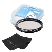 RISE(UK) 49mm Circular Polarizing CPL C-PL Filter Lens +case+gift  For Canon NIKON Sony Olympus Camera 2024 - buy cheap