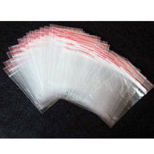 100 pieces/lot Small 5*7cm Ziplock zip lock poly clear plastic bags for food storage transparent bag 2024 - buy cheap