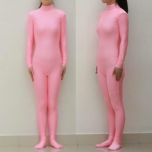 (LBS007) Sexy Lycra Spandex Pink Unisex Party Leotard Catsuit Halloween Cosplay Costume Fetish Zentai Suits Wear 2024 - buy cheap