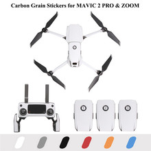 PVC Carbon Grain Stickers Skin for DJI MAVIC 2 PRO & ZOOM Drone Decal Battery Remote Arm Wrap 2024 - buy cheap