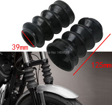 Horquilla delantera de goma para motocicleta, polaina Gator de 39mm, cubiertas de botas para Harley Iron 883, XL883, Sportster 1200 2024 - compra barato