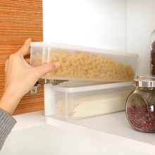Лапша герметичный ящик для хранения Хрустальный холодильник пластиковая коробка для хранения продуктов зерновых сортировочный контейнер кухонные принадлежности 2024 - купить недорого