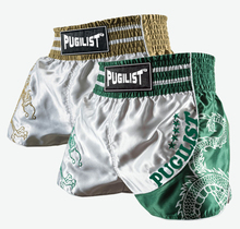 Shorts de boxe pudourado/verde, calções de luta de muay thai bjj boxing p05 p06 2024 - compre barato