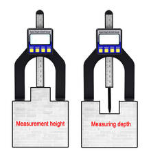 0-80mm Digital Depth height gauge Caliper Digital Tread Depth Gauge LCD Magnetic Self Standing Aperture 2024 - buy cheap
