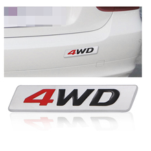 1x New Car styling 3D Chrome Metal Sticker 4WD Emblem 4X4 Badge Decal Fender Car Styling For Honda Modern Mazda Ford Toyota 2024 - buy cheap