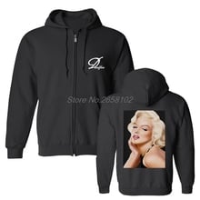 New Marilyn Monroe Sweatshirts Sexy Goddess Hoodies Men Hooded Hip Hop Coat Tops Harajuku Streetwear Fitness 2024 - buy cheap