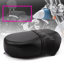 Black Motorcycle Synthetic Leather Sella Rear Pillion Soft Foam Passenger Seat for Harley Sportster 883C 883 883N XL1200 07-2014 2024 - buy cheap