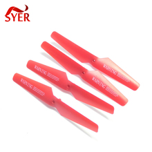 Red Color 100 sets 4pcs/Set  Propellers Blade Replacement Spare Parts Accessories for Syma X5 X5C X5SC X5SW M68 Hot Sale 2024 - buy cheap