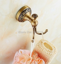 Antique Brass Wall Mounted Bathroom Hardware Robe Hook Wba491 2024 - buy cheap