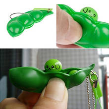 Magic Extrusion Bean Squishy Toy Antistress Balls with Phone Key Chain Decompress Beans Squeeze Toys Office Anti-stress Novelty 2024 - buy cheap