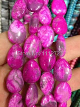 Nuevo 2018 13X18mm Rosa Crazy Lace moda ónix cuentas sueltas accesorios para hacer joyas piedra Natural 15'' bv256 precio al por mayor 2024 - compra barato