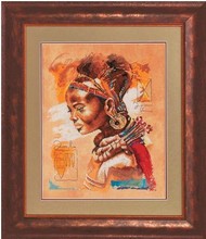 Kit de punto de cruz para mujer, colección de oro, cultura africana, lan 34758 2024 - compra barato