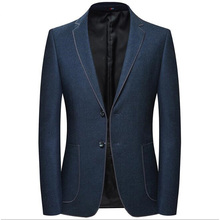 Blazer masculino lançamento, jaqueta slim casual 2024 - compre barato