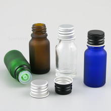 20x10ml frasco de vidro âmbar transparente, frasco de óleo essencial com redutor de orifícios e tampa de parafuso, recipiente cosmético 2024 - compre barato