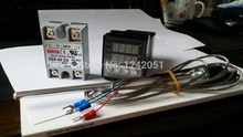 Digital PID Temperature controller + max.40A SSR + PT100 thermocouple probe 2024 - buy cheap