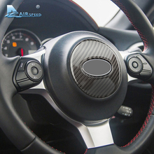 Airspeed Carbon Fiber for Subaru BRZ 2013-2017 Accessories BRZ Carbon Interior Car Steering Wheel Stickers Interior Decoration 2024 - buy cheap