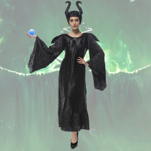 2019 Adult disfraces de Halloween costumes for women Sleeping Beauty Maleficent dress maleficent costumes + Hat XXL 2024 - buy cheap