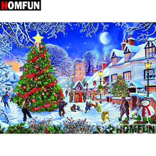 HOMFUN 5D DIY Diamond Painting Full Square/Round Drill "Christmas gift" Embroidery Cross Stitch gift Home Decor Gift A08467 2024 - buy cheap