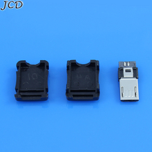 JCD 2Set Micro USB Male Connector Male Micro USB Jack 2.0 5PIN Plug Socket With Plastic Cover For Kinds of DIY 2024 - buy cheap