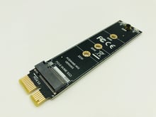 Адаптер PCI-E M.2 NVMe SSD PCI Express 3,0x1 м соединитель в форме ключа высокоскоростная карта расширения Поддержка 2230 2242 2260 2280 Размер M.2 SSD 2024 - купить недорого
