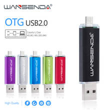 WANSENDA OTG USB Flash Drive USB2.0 & Micro USB Pen Drive 256GB 128GB 64GB 32GB 16GB Pendrives Dual OTG 2 in 1 Micro USB Stick 2024 - buy cheap