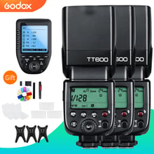 3x Godox TT600 Built-in Receive Camera Flash Speedlite with Xpro Transmitter for for Canon Nikon Sony Fuji Olympus Pentax Camera 2024 - buy cheap