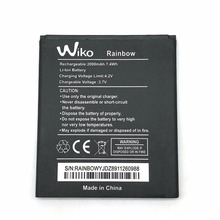 2000mAh High Quality Replacement Li-ion Battery For Wiko Rainbow Batterie Batterij Bateria + Track Code 2024 - buy cheap