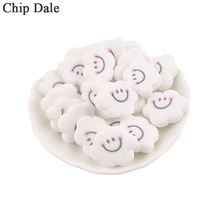 Chip Dale 20pcs BPA Free Silicone Beads Cloud Silicone Pearl For Baby Rattle Toys Baby Teether Accessories 2024 - buy cheap