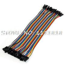 40 PCS 20CM Female to Female 1 Pin Plug Jumper Cable Wire for Arduino 2024 - buy cheap