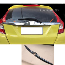 For Honda Fit Jazz 2017 2018 2019 Car Rear Door License Tail Tailgate Bumper Frame Plate Trim Lamp Trunk 1pcs 2024 - buy cheap