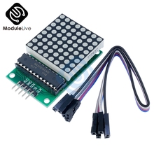 MAX7219 punto de matriz Led módulo matriz de Led controlador de Control MCU Módulo De Pantalla LED 8*8 para Arduino 5V módulo de interfaz KIT de bricolaje 2024 - compra barato