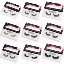 1pcs 23styles 3D mink lashes hand made natural long false eyelashes upper fake eyelash extension wholesale beauty makeup tools 2024 - buy cheap