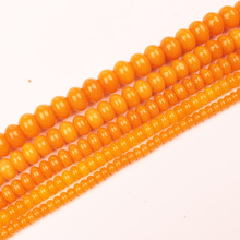 Wholesale Yellow Jades  Rondelle Beads 15" For DIY Jewelry Making ,We provide mixed wholesale for all items ! 2024 - buy cheap