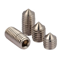 Parafusos sextavados de aço inoxidável 20/50/100 peças, parafusos hexagonal hexagonal tipo cone, m2, m2.5, m3, m4, m5, m6 304 2024 - compre barato