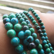 4/6/8/10/12mm Synthesis charms  Phoenix lapis Round stone beads for Jewelry making Diy 2024 - buy cheap