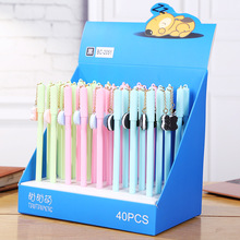 40pcs Creative Stationery Student Pen Fashion Girl Gel Pen 0.5 Full Needle Black Ink Pen School Supplies Office Supplies 0.5mm 2024 - buy cheap