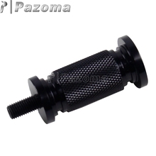 Prendedor de pés para motocicleta, preto, vintage, apoio para os pés, harley dyna sportster xl softail bobber 2024 - compre barato