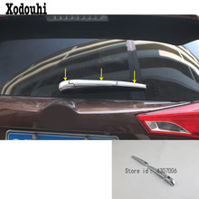 Moldura embellecedora de parabrisas ABS cromado para coche boquilla de limpiaparabrisas trasero Marco de ventana para Toyota RAV4 2016 2017 2018 2024 - compra barato
