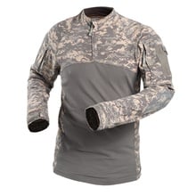 Outdoor Army Shirt ACU Camo Military Long Sleeve Tactical T Shirt Camouflage Quick Dry Men Hiking Clothing Hunting Shirts 2024 - buy cheap