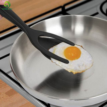 Силиконовый шпатель для яиц блинница Тернер стейк зажим пирог сервера + Пинцет 2 в 1 кухонная лопатка идеальная посуда для выпечки Кухонные инструменты 2024 - купить недорого